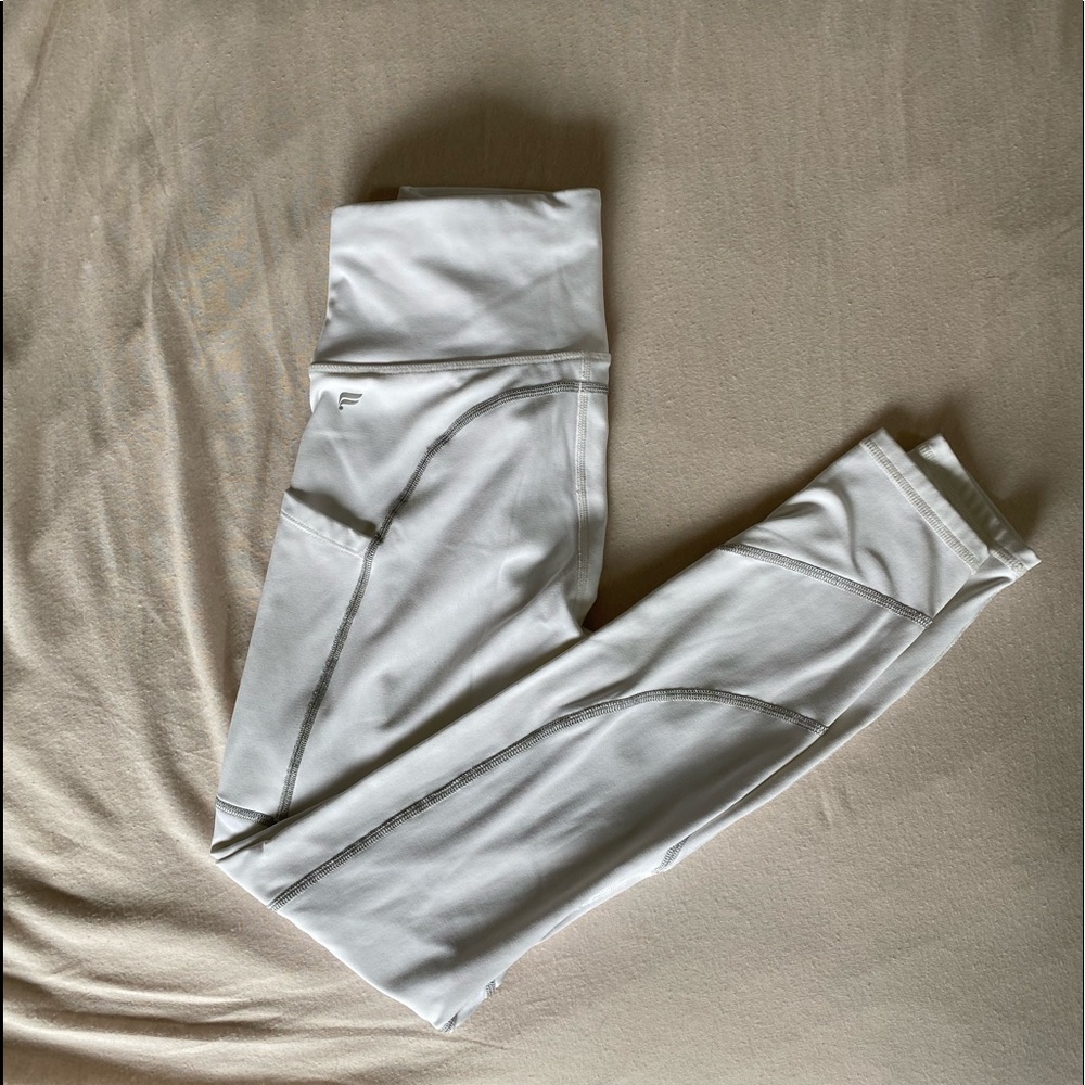 White Fabletics Leggings